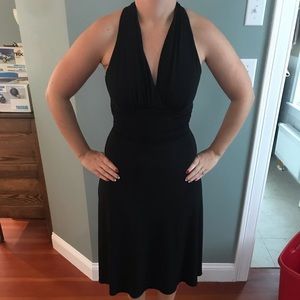 Black London Times halter dress